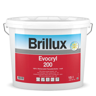 Brillux Evocryl 200 15 Liter 0095 wei