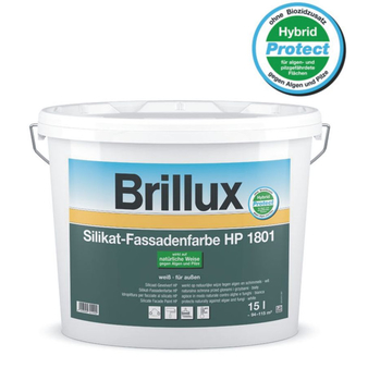 Brillux Silikat-Fassadenfarbe HP 1801 2,5 Liter 0095 wei