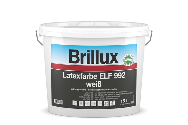 Brillux Latexfarbe ELF 992 / 5 Liter  0095 wei L