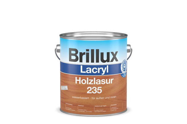 Brillux Lacryl Holzlasur 235 / 3 Liter 8412 teak