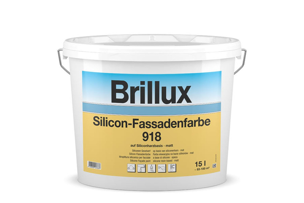 Brillux Silicon-Fassadenfarbe 918 / 15 Liter 0095 wei