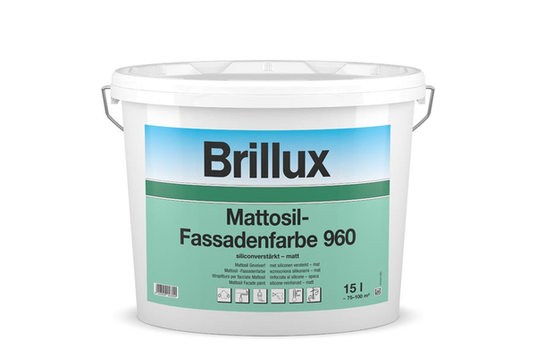 Brillux Mattosil Fassadenfarbe 960 / 15 Liter 0095 wei