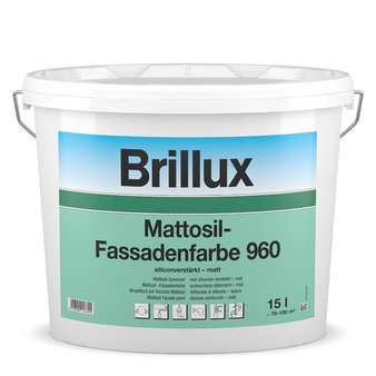 Brillux Mattosil Fassadenfarbe 960 / 15 Liter 0095 wei