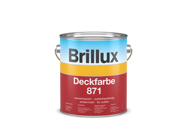 Brillux Deckfarbe 871 / 750 ml 7035 lichtgrau L