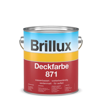 Brillux Deckfarbe 871 / 3 Liter 7035 lichtgrau L