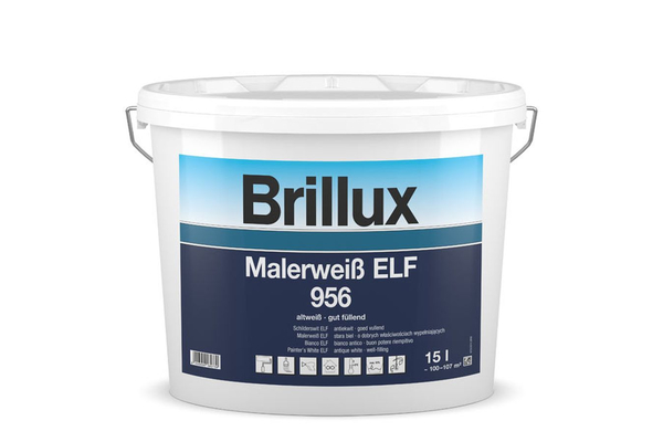 Brillux Malerwei ELF 956 / 15 Liter 0096 altwei