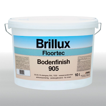 Brillux Floortec Bodenfinish 905 / 10 Liter  7030 steingrau 
