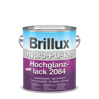 Brillux Hydro-PU-Tec Hochglanzlack 2084 / 3 Liter 0095 wei