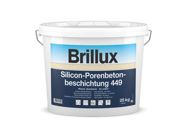 Brillux Silicon-Porenbetonbe. 449 / 25 kg 0095 wei