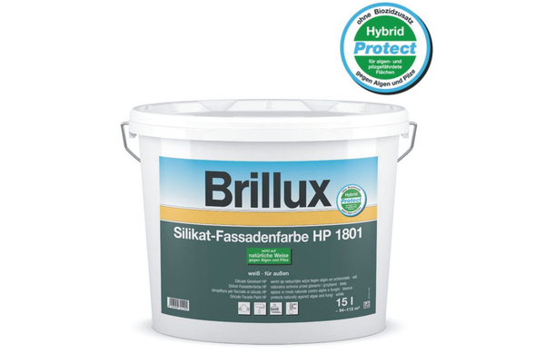 Brillux Silikat-Fassadenfarbe HP 1801 10 Liter 0095 wei