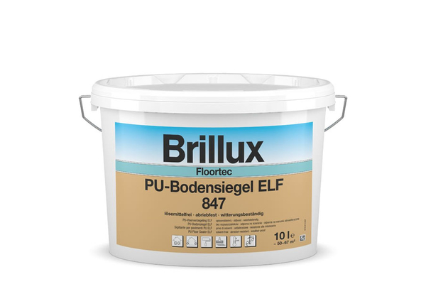 Brillux Floortec PU-Bodensiegel ELF 847 10 Liter 7030 steingrau