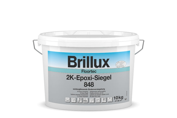 Brillux Floortec 2K-Epoxi-Siegel 848 / 10 Liter steingrau