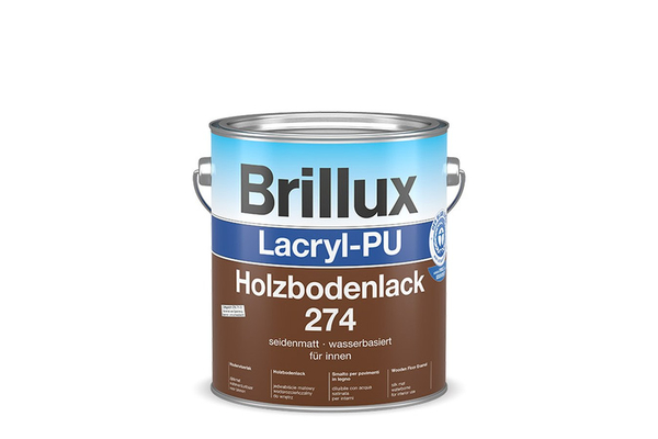 Brillux Lacryl-PU Holzbodenlack 274 / 3 Liter 0095 wei