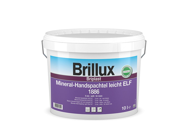 Brillux Mineral-Handspachtel leicht ELF 1886 / 10 Liter 0095 wei