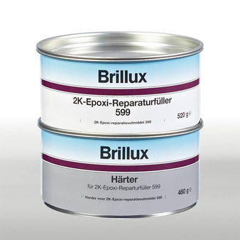 Brillux 2K-Epoxi-Reparaturfller 599 incl. Hrter / 1 kg...