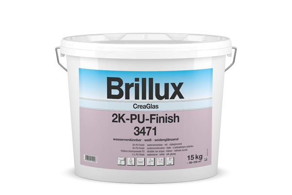 Brillux CreaGlas 2K-PU-Finish 3471 / 0095 wei