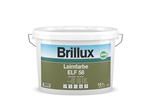 Brillux Leimfarbe ELF 58 / 10 Liter wei