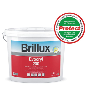 Brillux Evocryl 200 2,5 Liter Protect 0095 wei