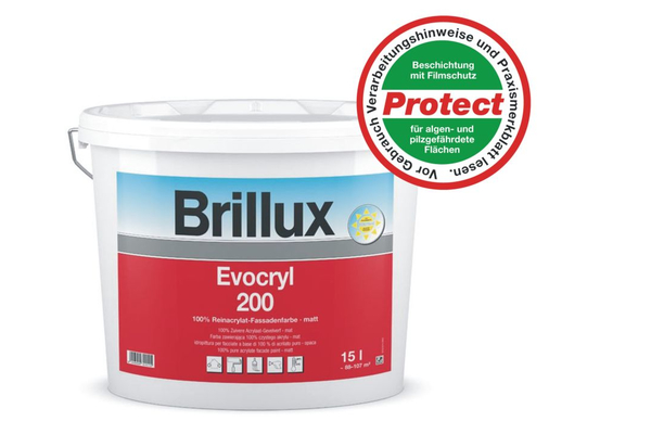 Brillux Evocryl 200 15 Liter Protect 0095 wei