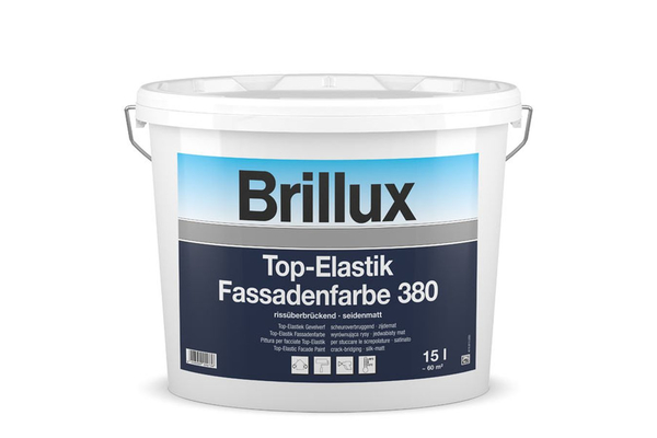 Brillux Top-Elastik Fassadenfarbe 380 / 15 Liter 0095 wei