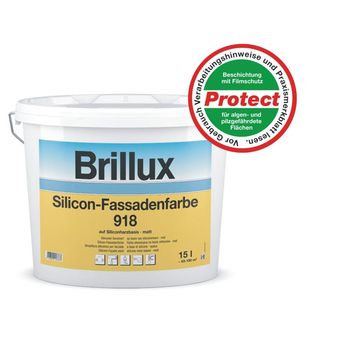 Brillux Silicon-Fassadenfarbe 918 / 10 Liter Protect 0095...