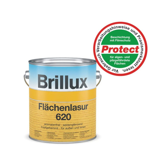 Brillux Flchenlasur 620 3 Liter Protect 0100 farblos