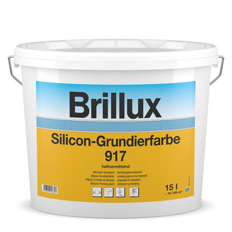 Brillux Silicon-Grundierfarbe 917 - 15 Liter 0095 wei