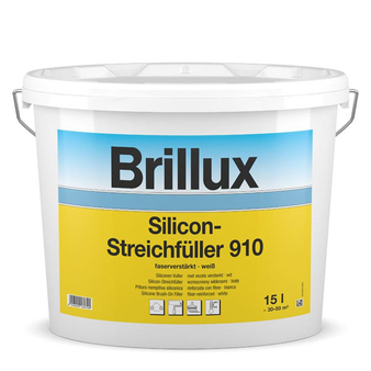 Brillux Silicon-Streichfller 910 15 Liter 0095 wei