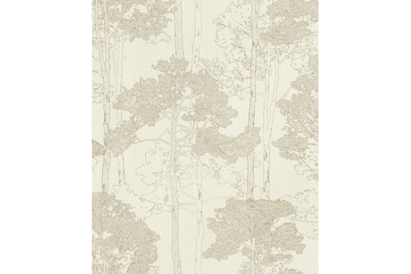 Vlies Tapete Rasch Hyde Park 410822 Bäume beige / creme