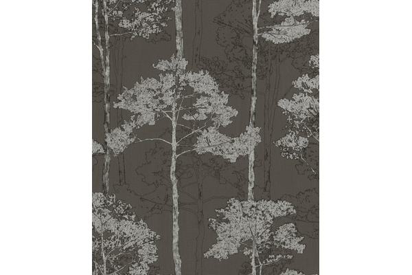 Vlies Tapete Rasch Hyde Park 410839 Bäume dunkel braun...
