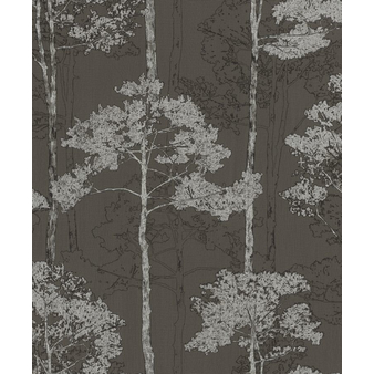 Vlies Tapete Rasch Hyde Park 410839 Bume dunkel braun...