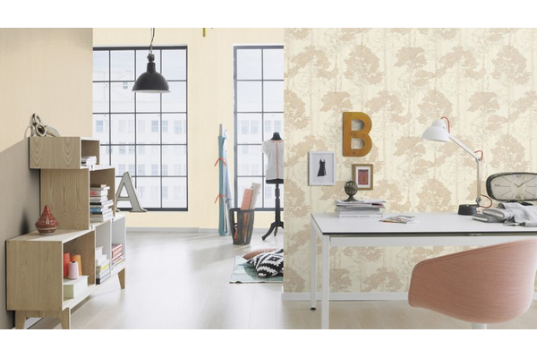 Vlies Tapete Rasch Hyde Park 411911 uni Struktur creme